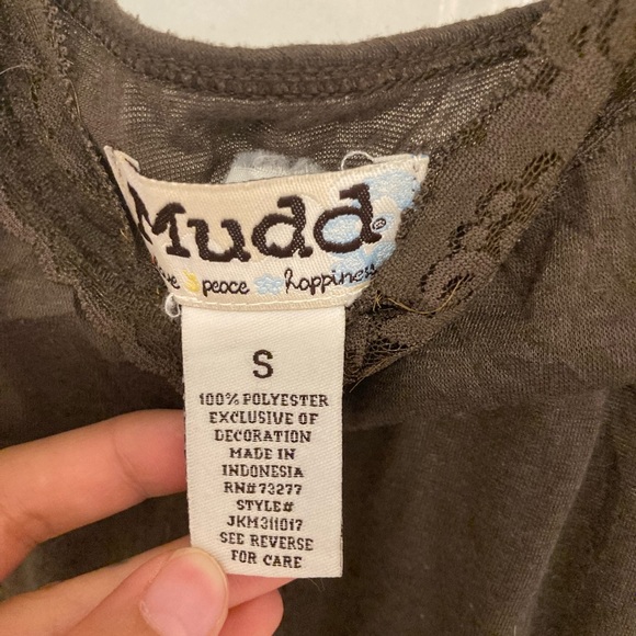 Mudd brown lace cami - Picture 2 of 9